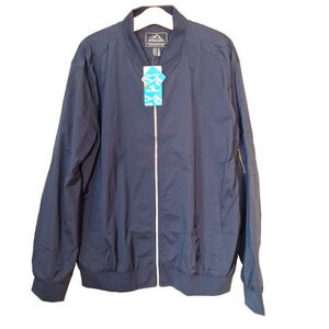 MagcoMsen Navy Blue Outdoor Jacket Lightweight Utility Bomber Jacket Men Size XL